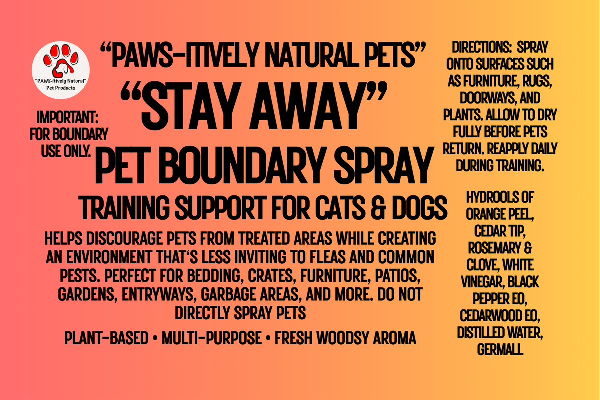 Stay Away - Botanical Area & Boundary Spray for Pets