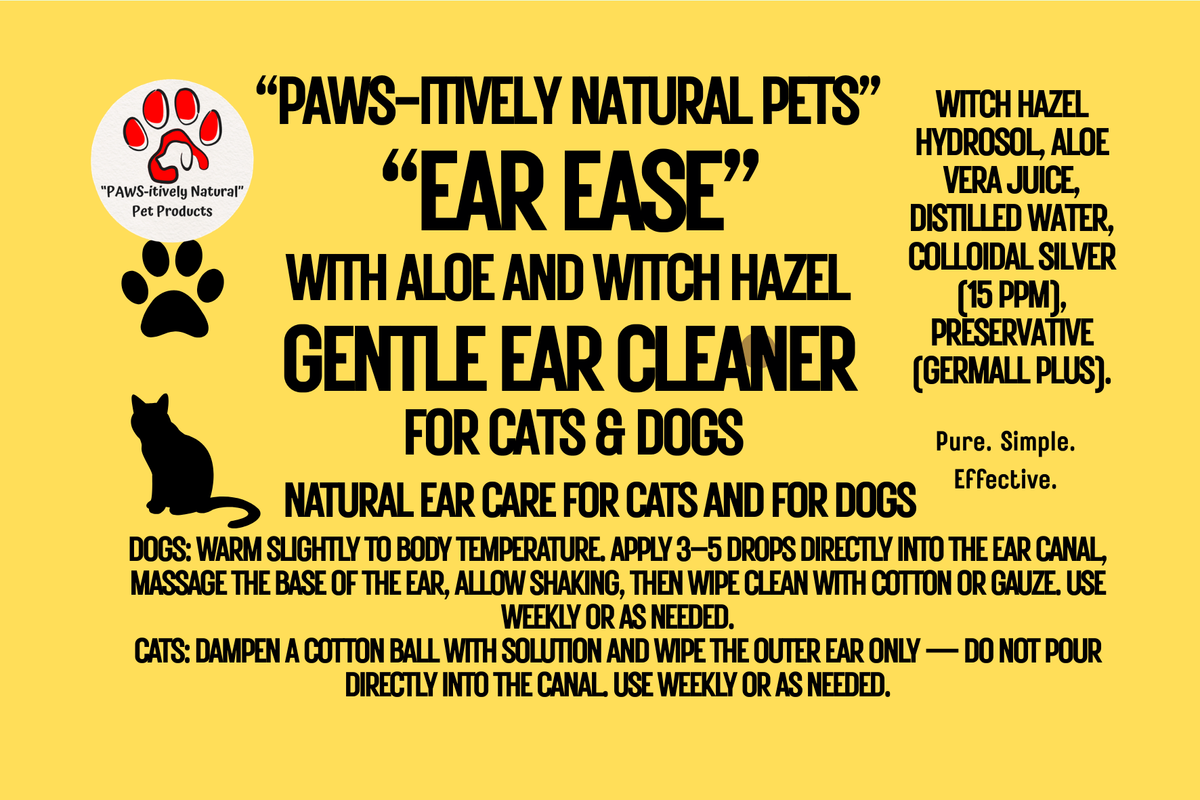 Ear Ease - Botanical Ear Cleaner for Pets