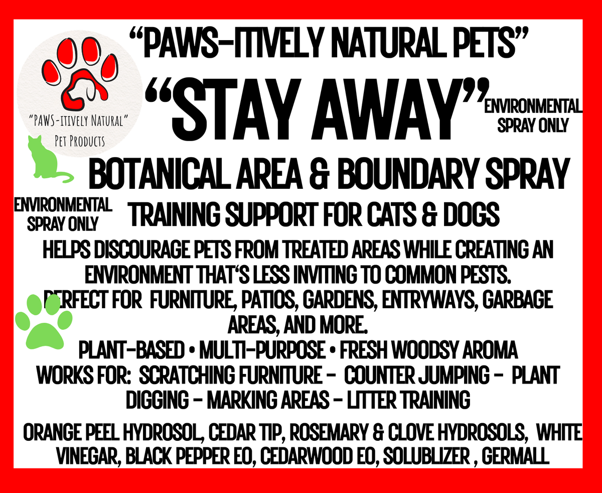 Stay Away - Botanical Area & Boundary Spray for Pets