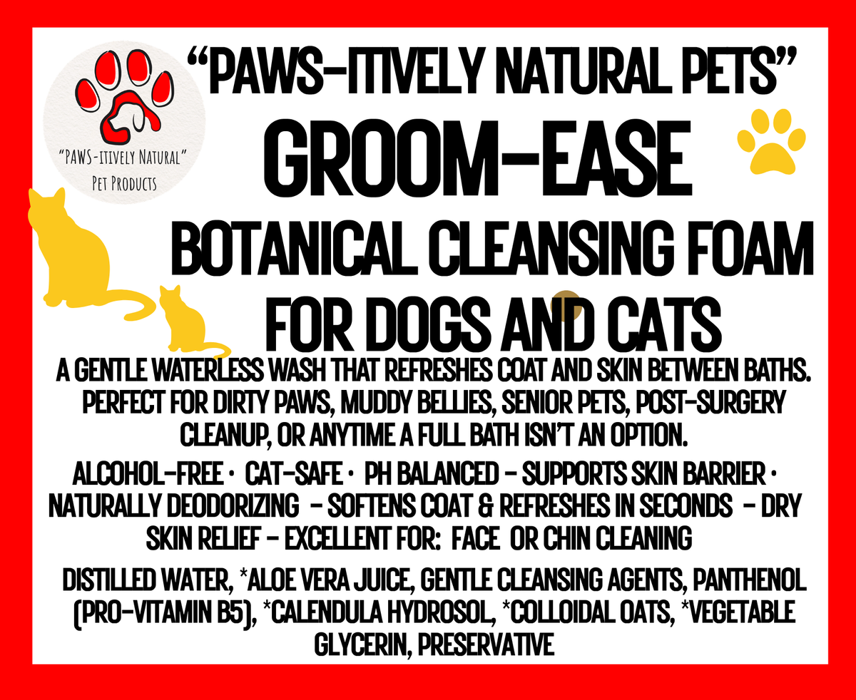 Groom Ease - Botanical Waterless Cleansing Foam (Cats and Dogs)