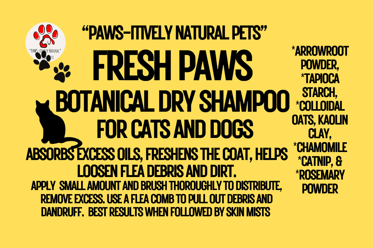 Fresh Paws - Botanical Dry Shampoo for Pets