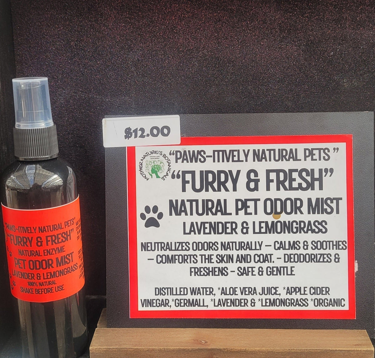 Furry and Fresh - Botanical Pet and Area Deodorizer