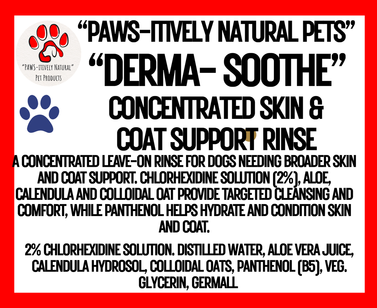 Derma-Soothe - Skin and Coat Support Rinse for Dogs (concentrate)