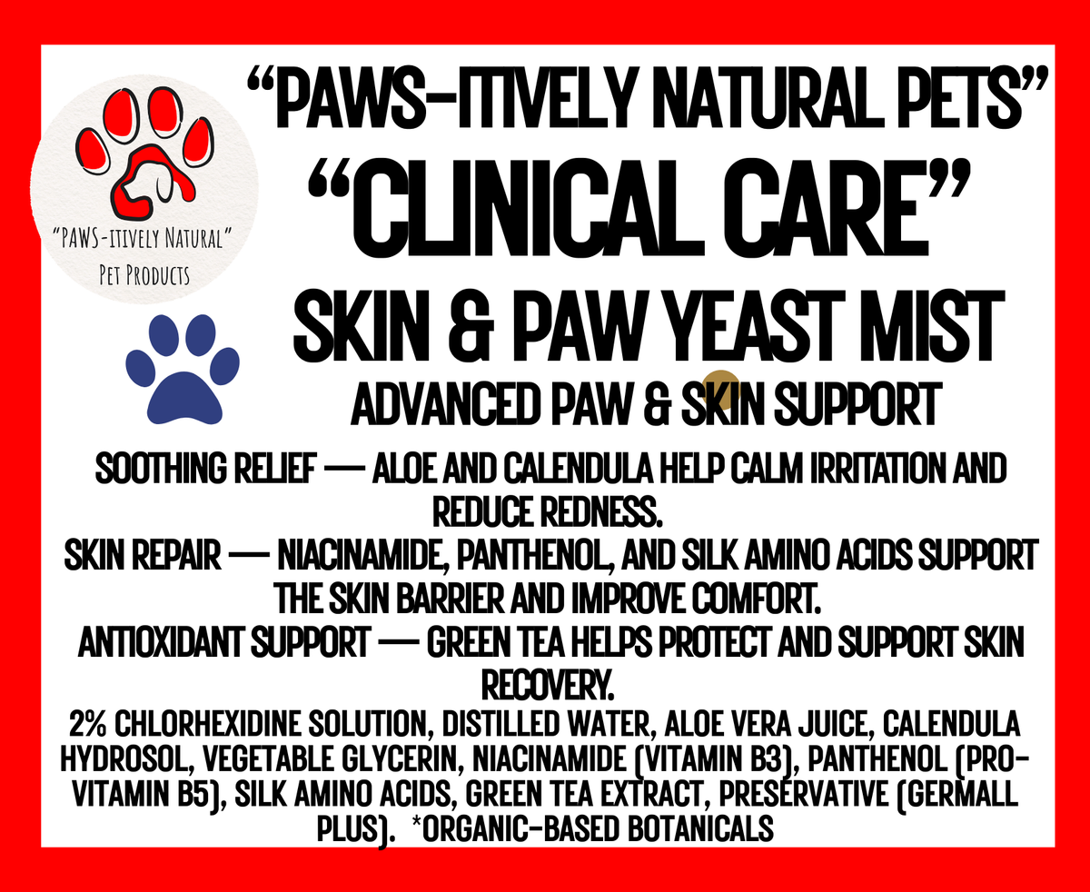 Clinical Care Paw Mist - Advanced Paw & Skin Support Mist (Dogs)