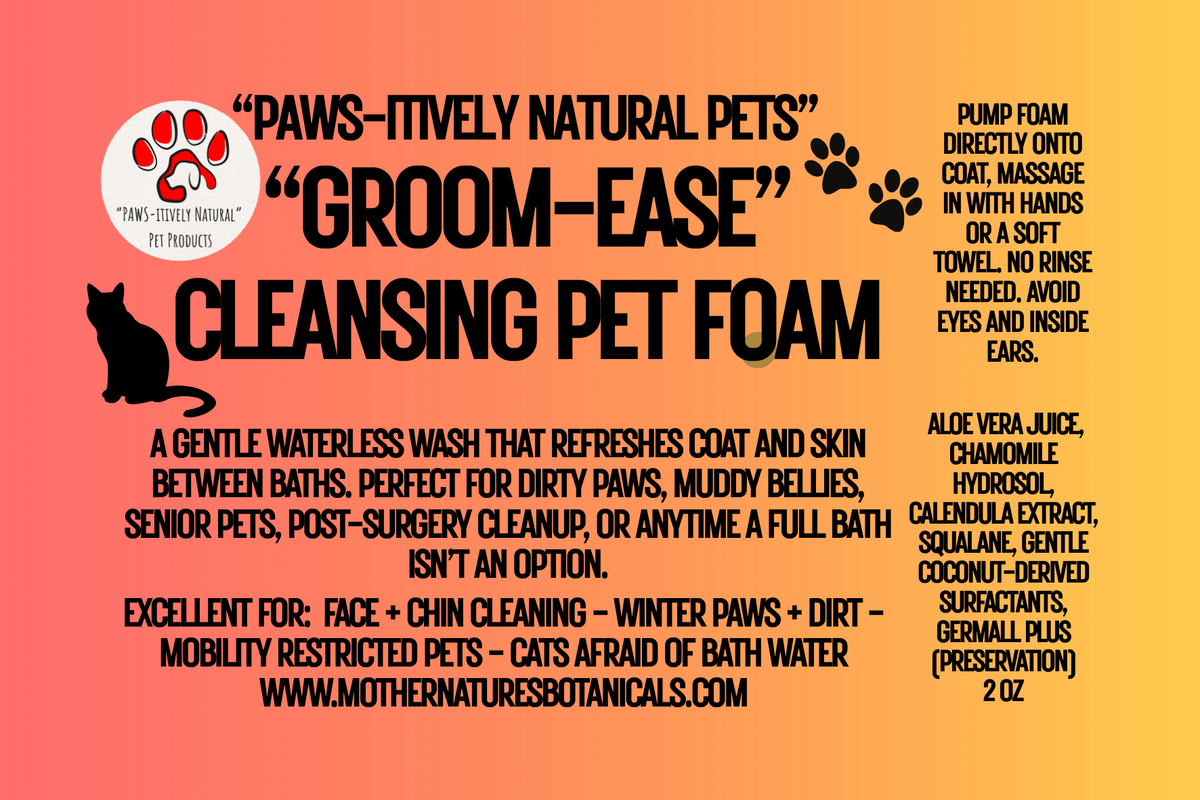 Groom Ease - Botanical Waterless Cleansing Foam (Cats and Dogs)